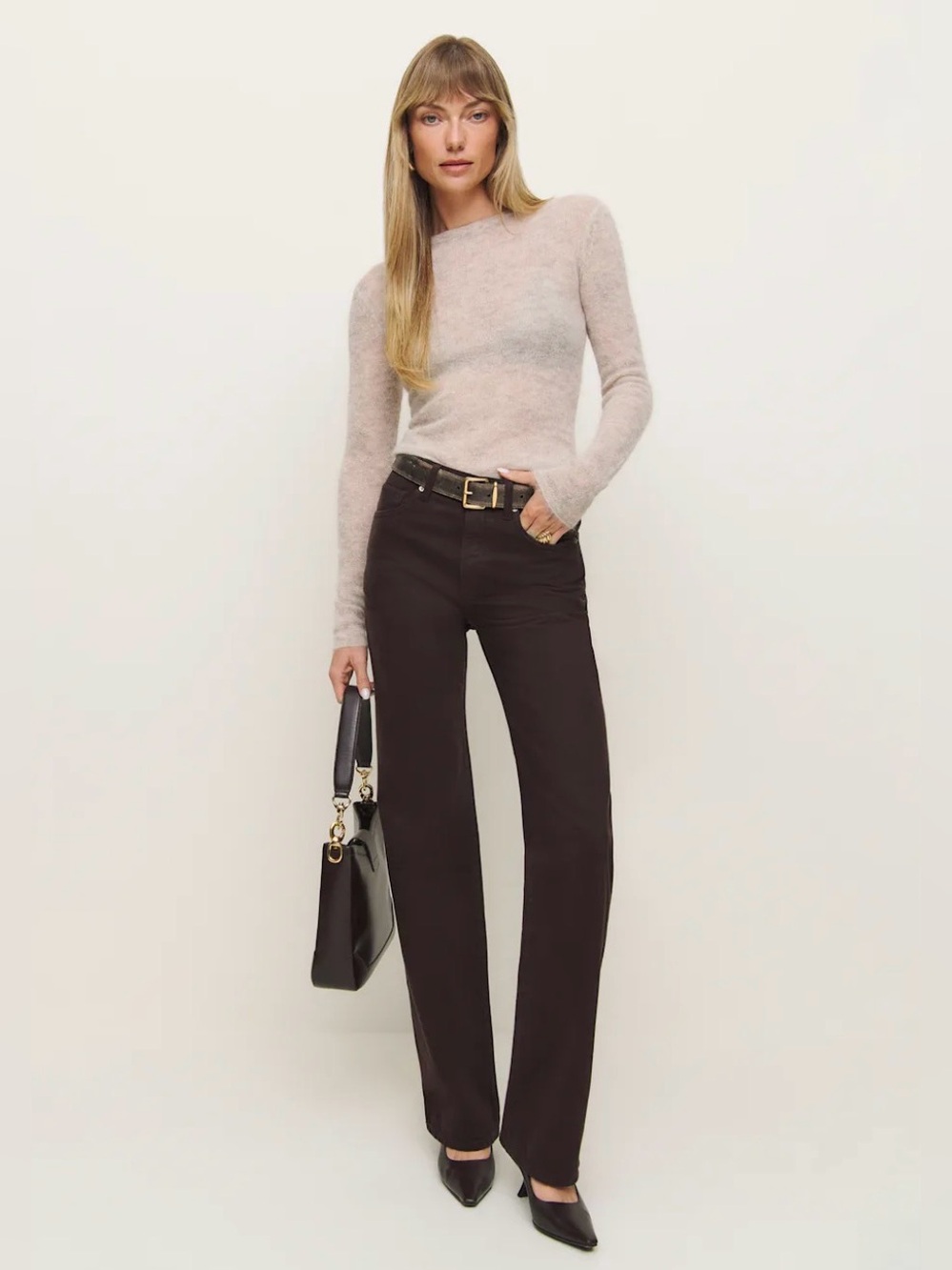 Reformation Val 90s Mid Rise Straight Jeans